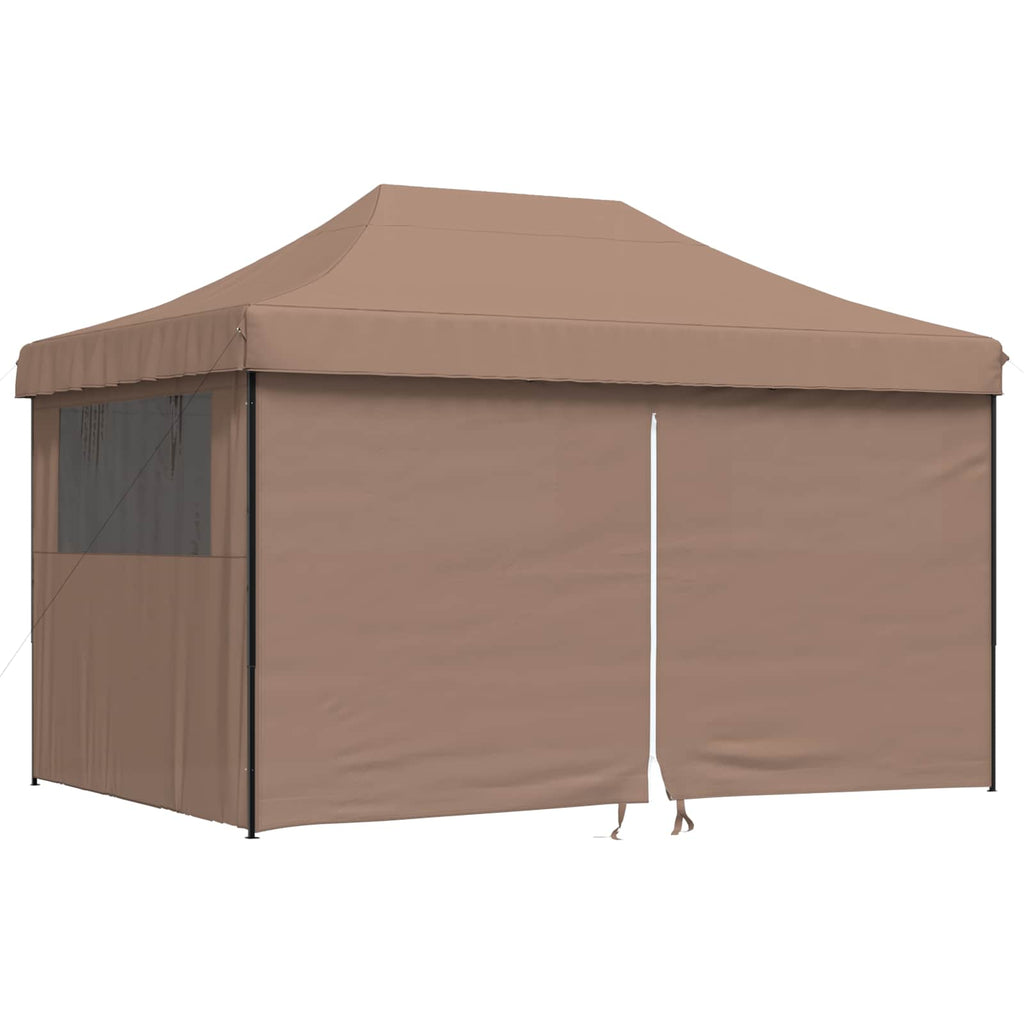 vidaXL Namiot Imprezowy Brązowy 292 x 440 x 315 cm Materiał Oxford