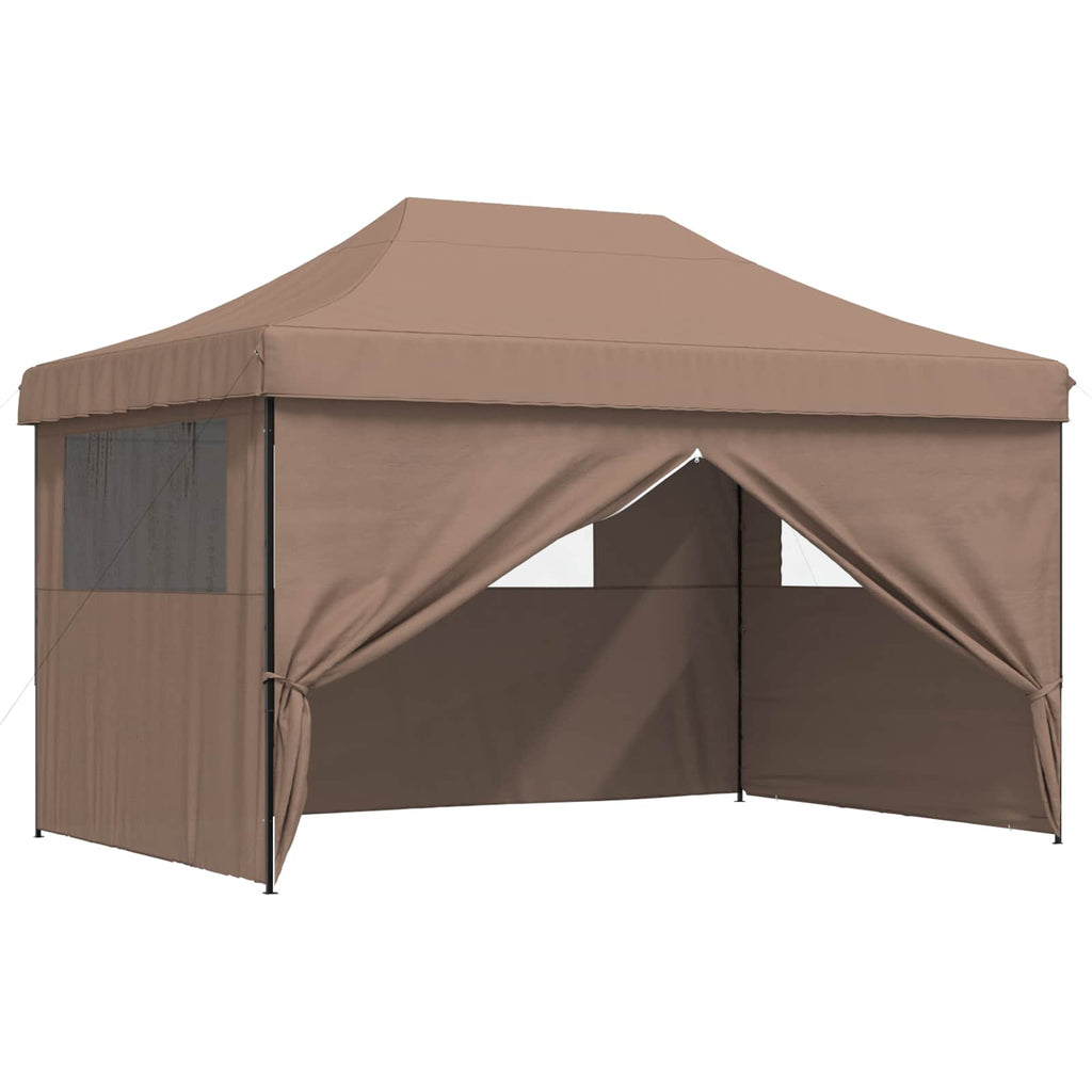 vidaXL Namiot Imprezowy Brązowy 292 x 440 x 315 cm Materiał Oxford