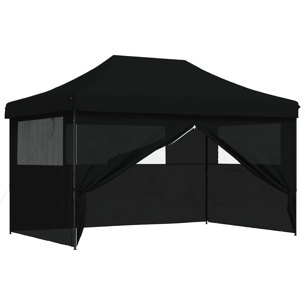 vidaXL Namiot Imprezowy Czarny 292 x 440 x 315 cm Materiał Oxford