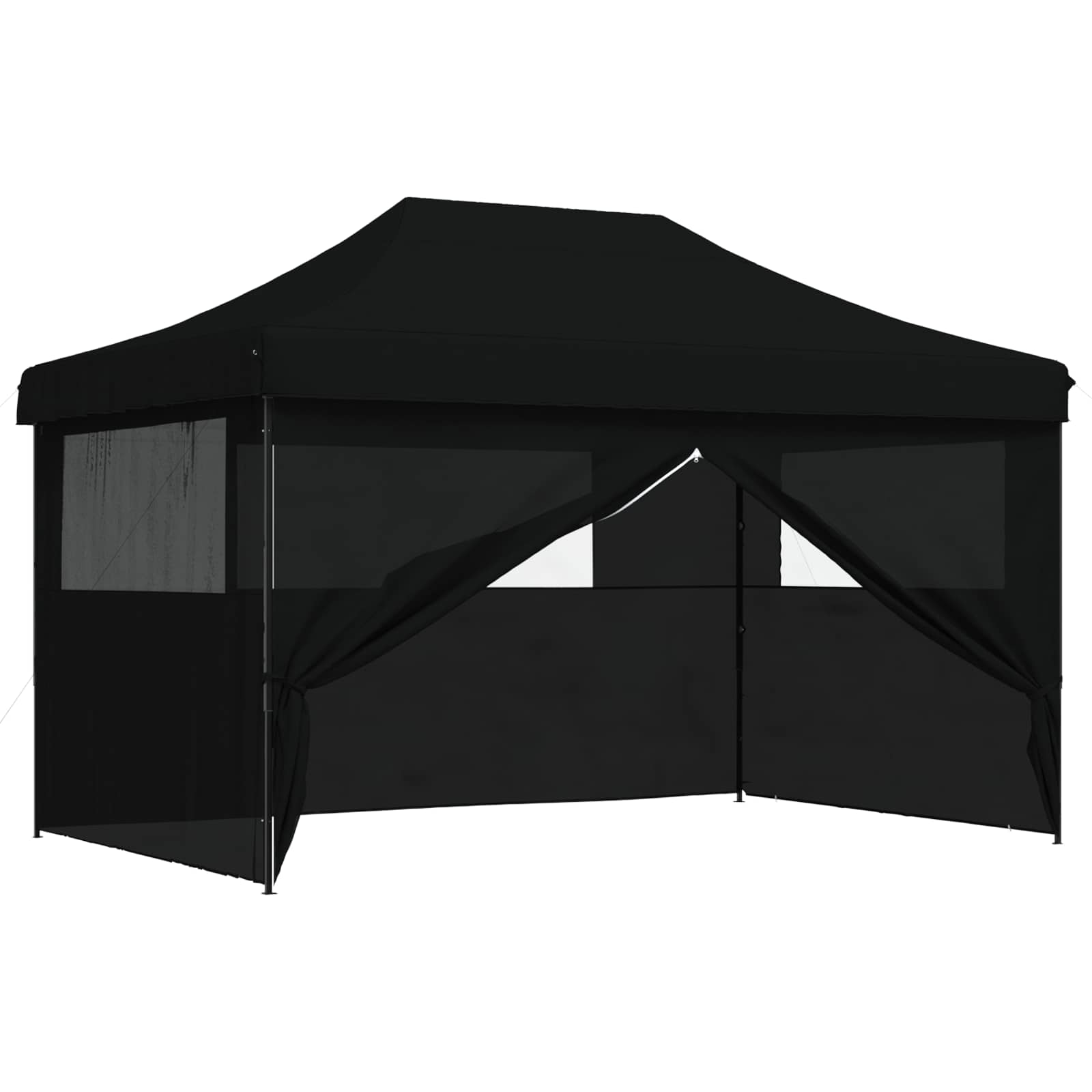vidaXL Namiot Imprezowy Czarny 292 x 440 x 315 cm Materiał Oxford