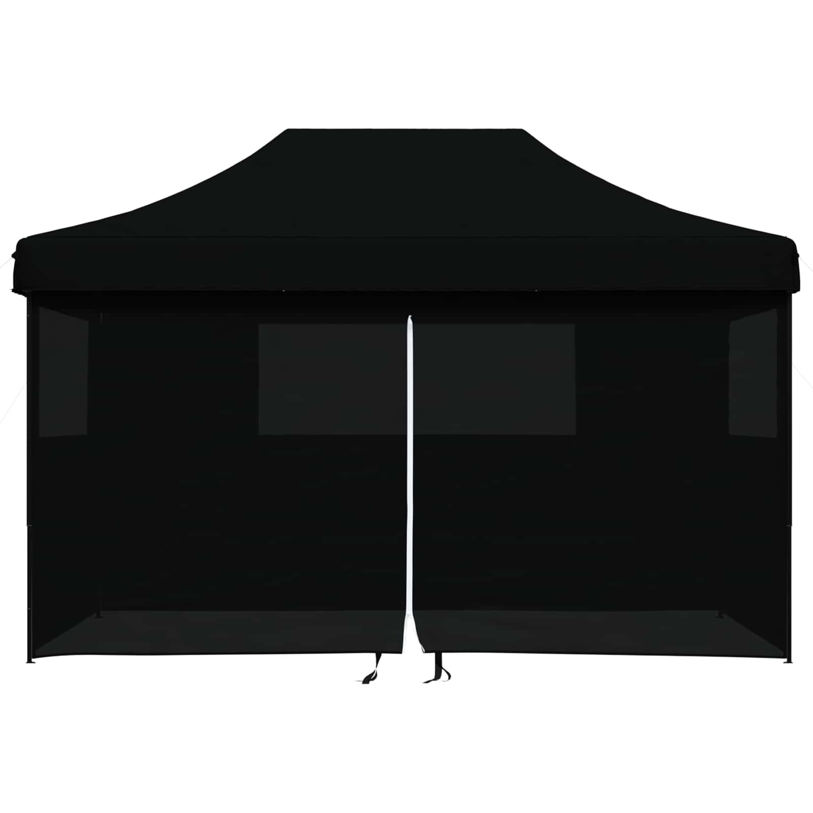 vidaXL Namiot Imprezowy Czarny 292 x 440 x 315 cm Materiał Oxford