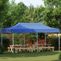 vidaXL Namiot Imprezowy Niebieski 291 x 580 x 315 cm Materiał Oxford