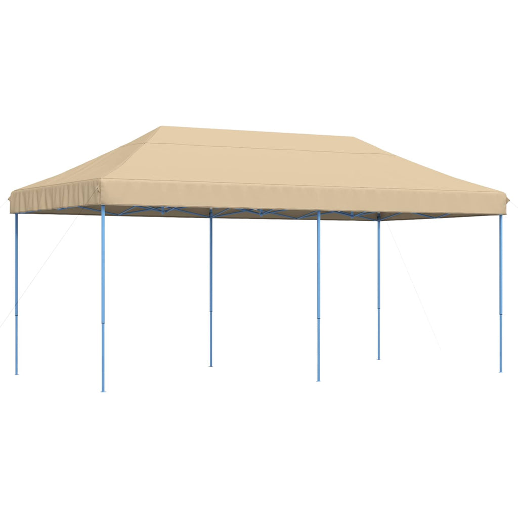 vidaXL Namiot Imprezowy Beżowy 292 x 580 x 315 cm Materiał Oxford