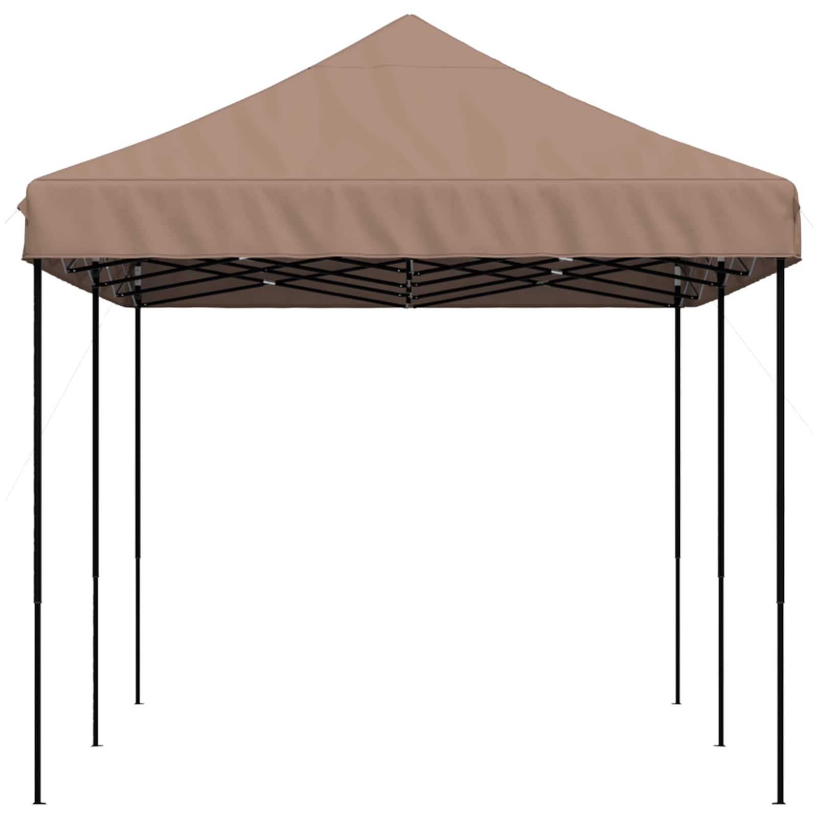 vidaXL Namiot Imprezowy Brązowy 292 x 580 x 315 cm Materiał Oxford