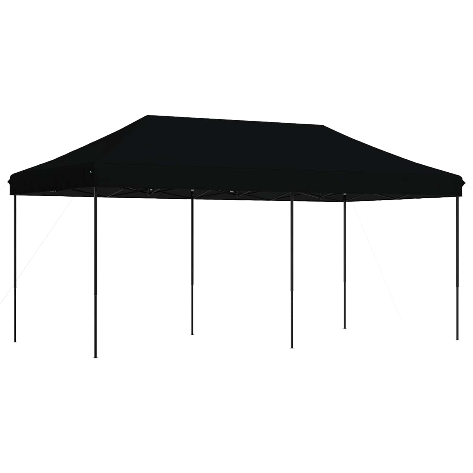 vidaXL Namiot Imprezowy Czarny 292 x 580 x 315 cm Materiał Oxford