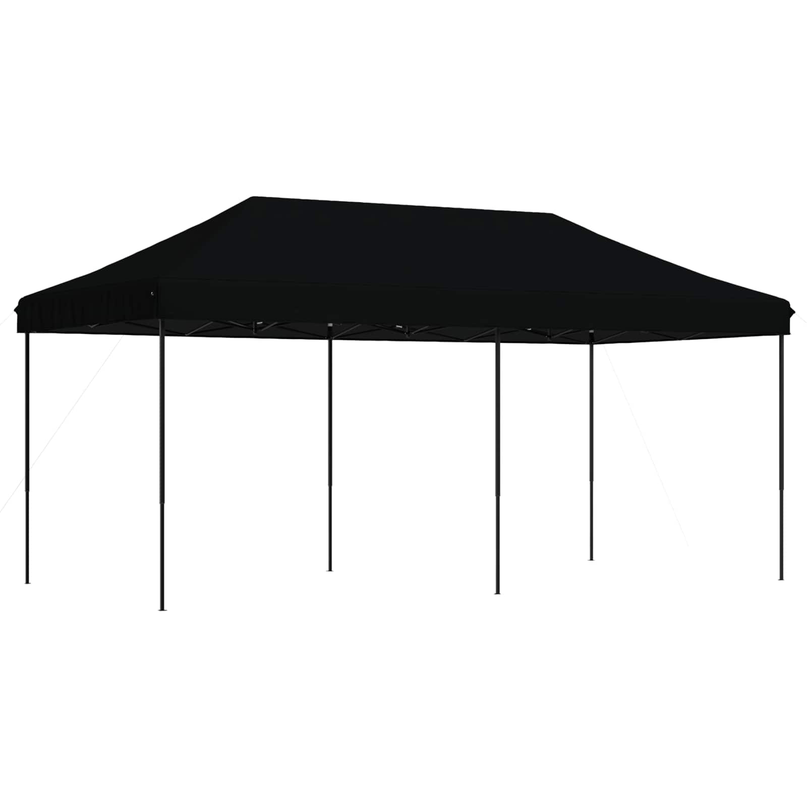 vidaXL Namiot Imprezowy Czarny 292 x 580 x 315 cm Materiał Oxford