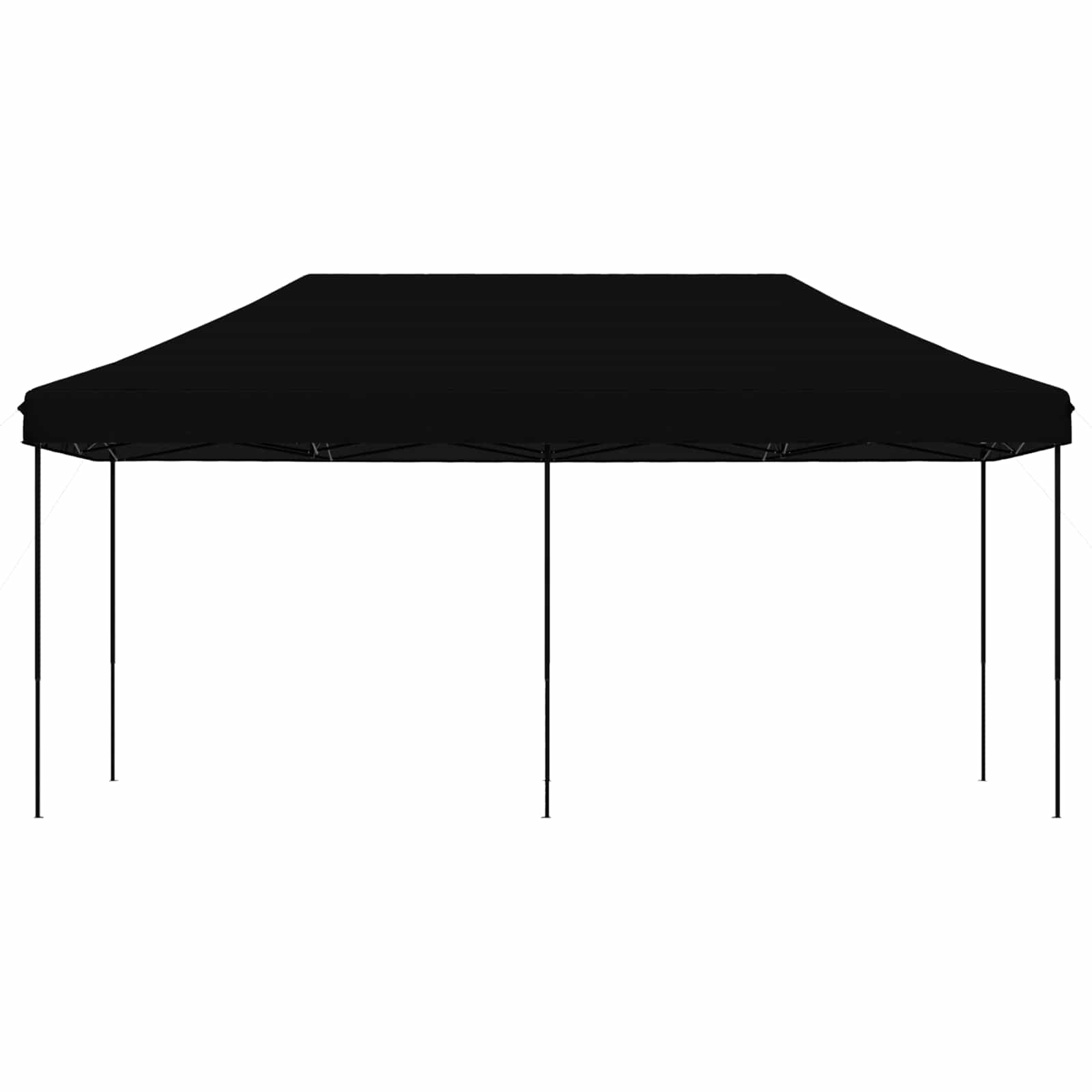 vidaXL Namiot Imprezowy Czarny 292 x 580 x 315 cm Materiał Oxford
