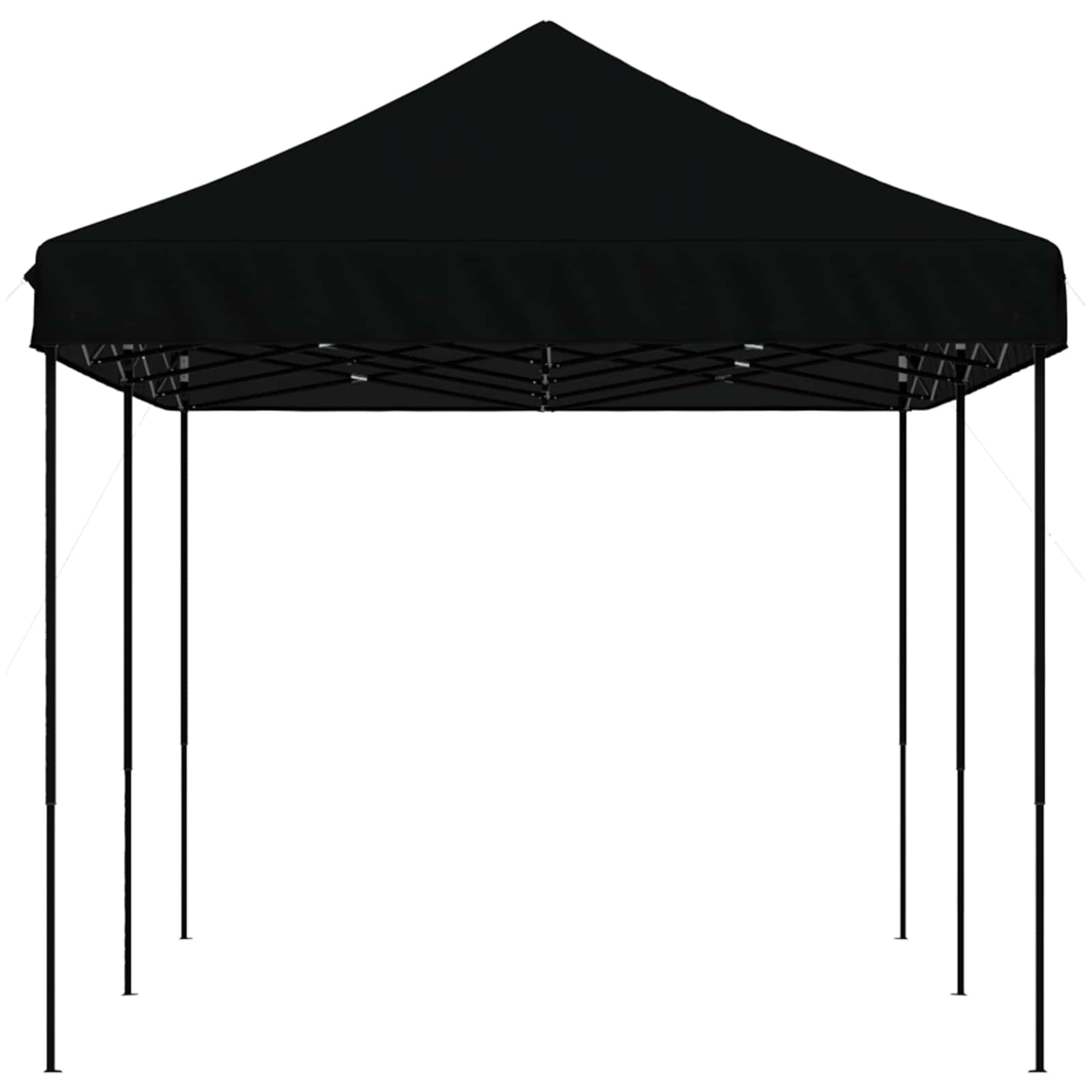 vidaXL Namiot Imprezowy Czarny 292 x 580 x 315 cm Materiał Oxford