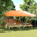 vidaXL Namiot Imprezowy Pomarańczowy 292 x 580 x 315 cm