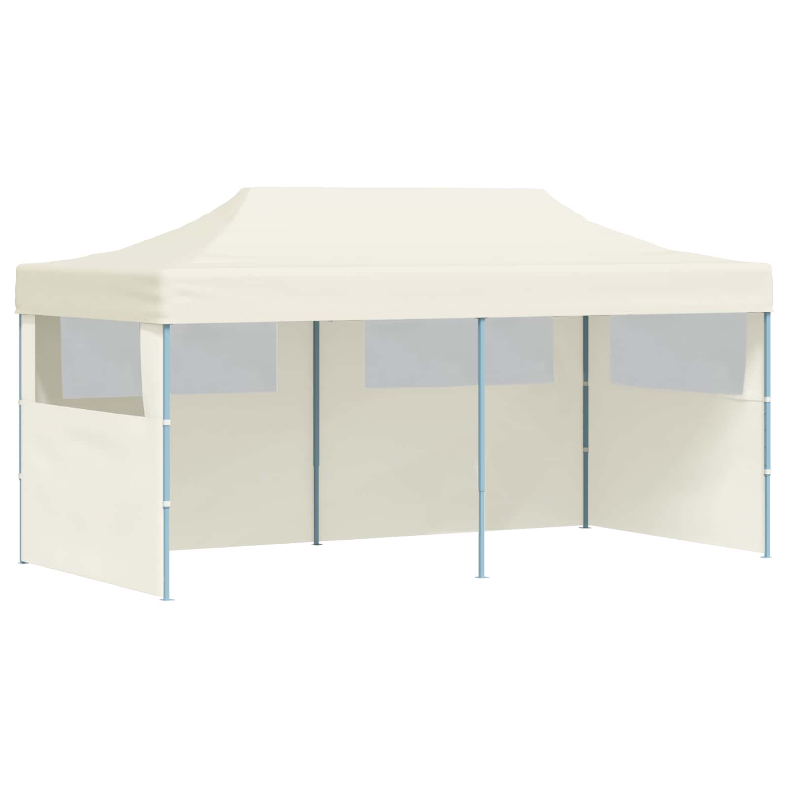 vidaXL Namiot Imprezowy Kremowy 291 x 580 x 315 cm Materiał Oxford