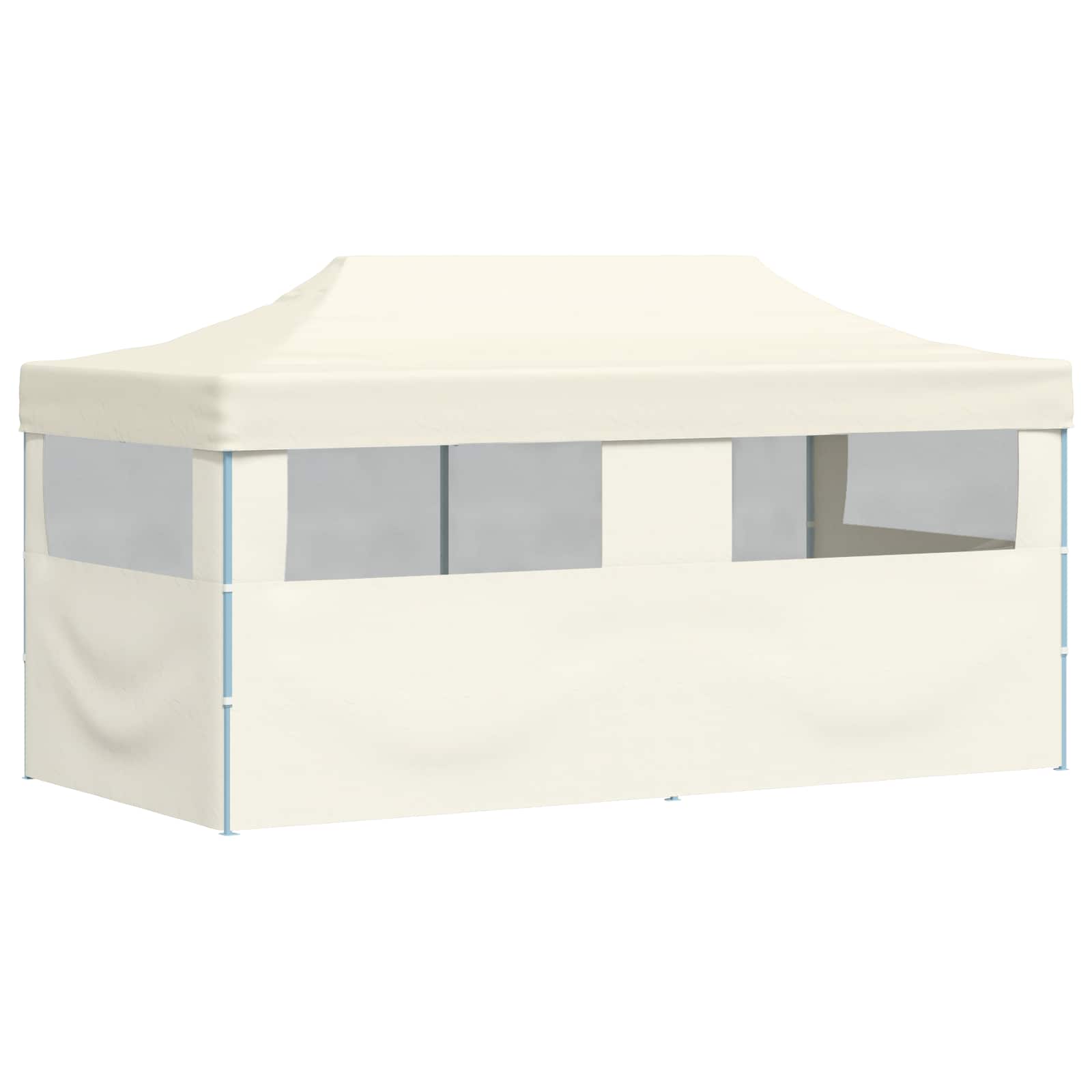 vidaXL Namiot Imprezowy Kremowy 291 x 580 x 315 cm Materiał Oxford