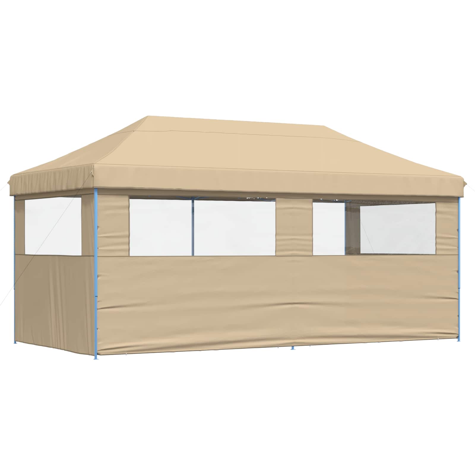 vidaXL Namiot Imprezowy Beżowy 292 x 580 x 315 cm Materiał Oxford