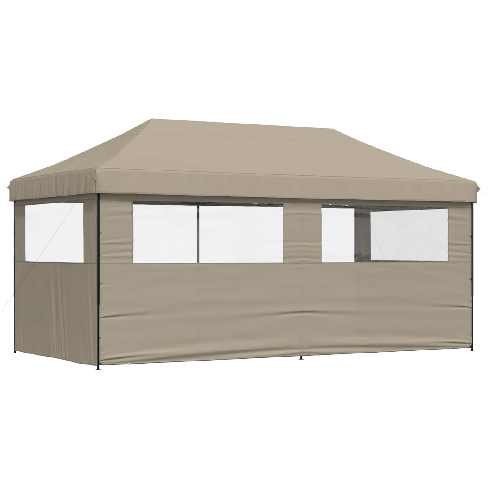 vidaXL Namiot Imprezowy Ciemnoszary 292 x 580 x 315 cm Materiał Oxford