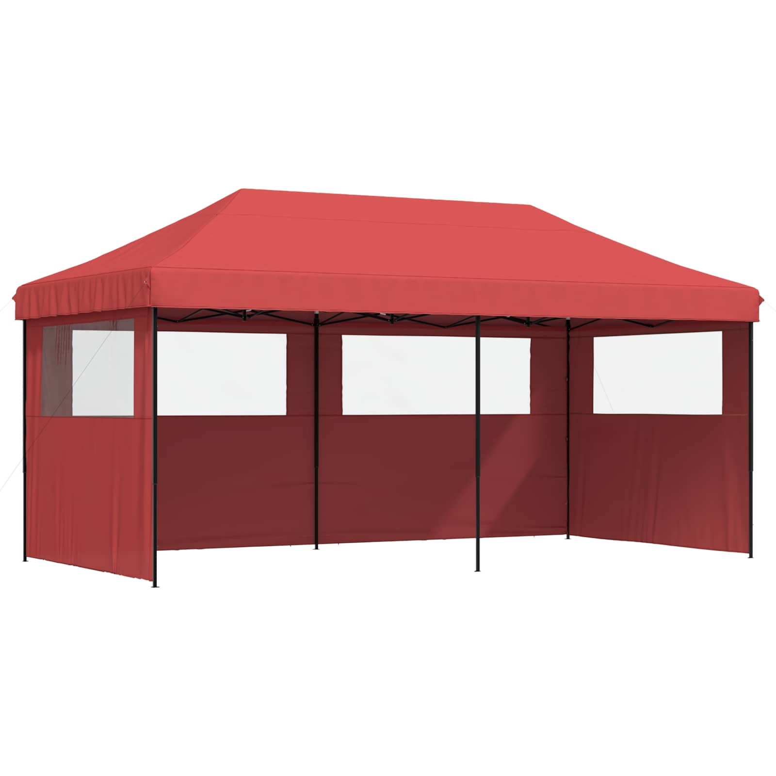 vidaXL Namiot Imprezowy bordowy 292 x 580 x 315 cm Materiał Oxford