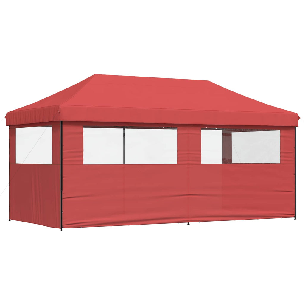 vidaXL Namiot Imprezowy bordowy 292 x 580 x 315 cm Materiał Oxford