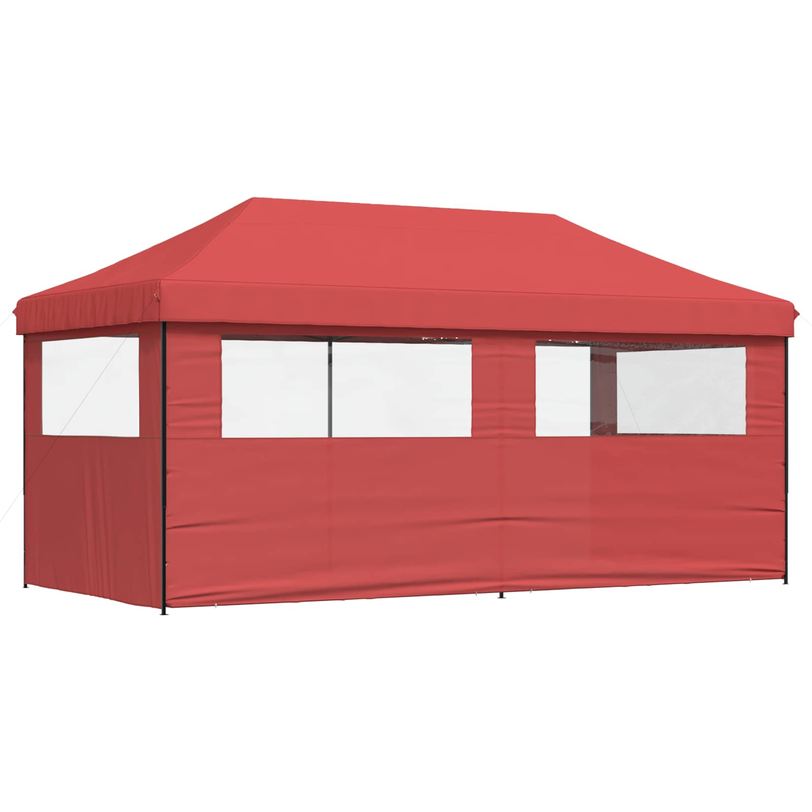 vidaXL Namiot Imprezowy bordowy 292 x 580 x 315 cm Materiał Oxford