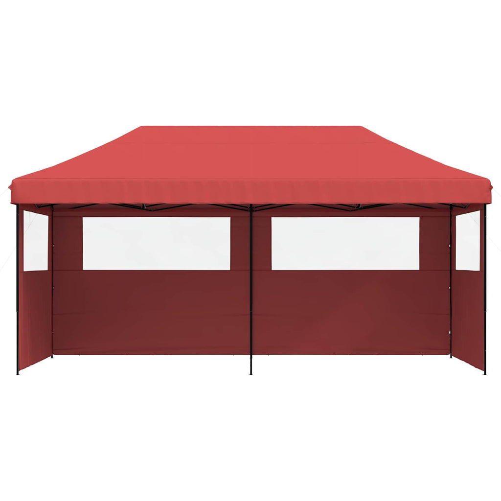 vidaXL Namiot Imprezowy bordowy 292 x 580 x 315 cm Materiał Oxford