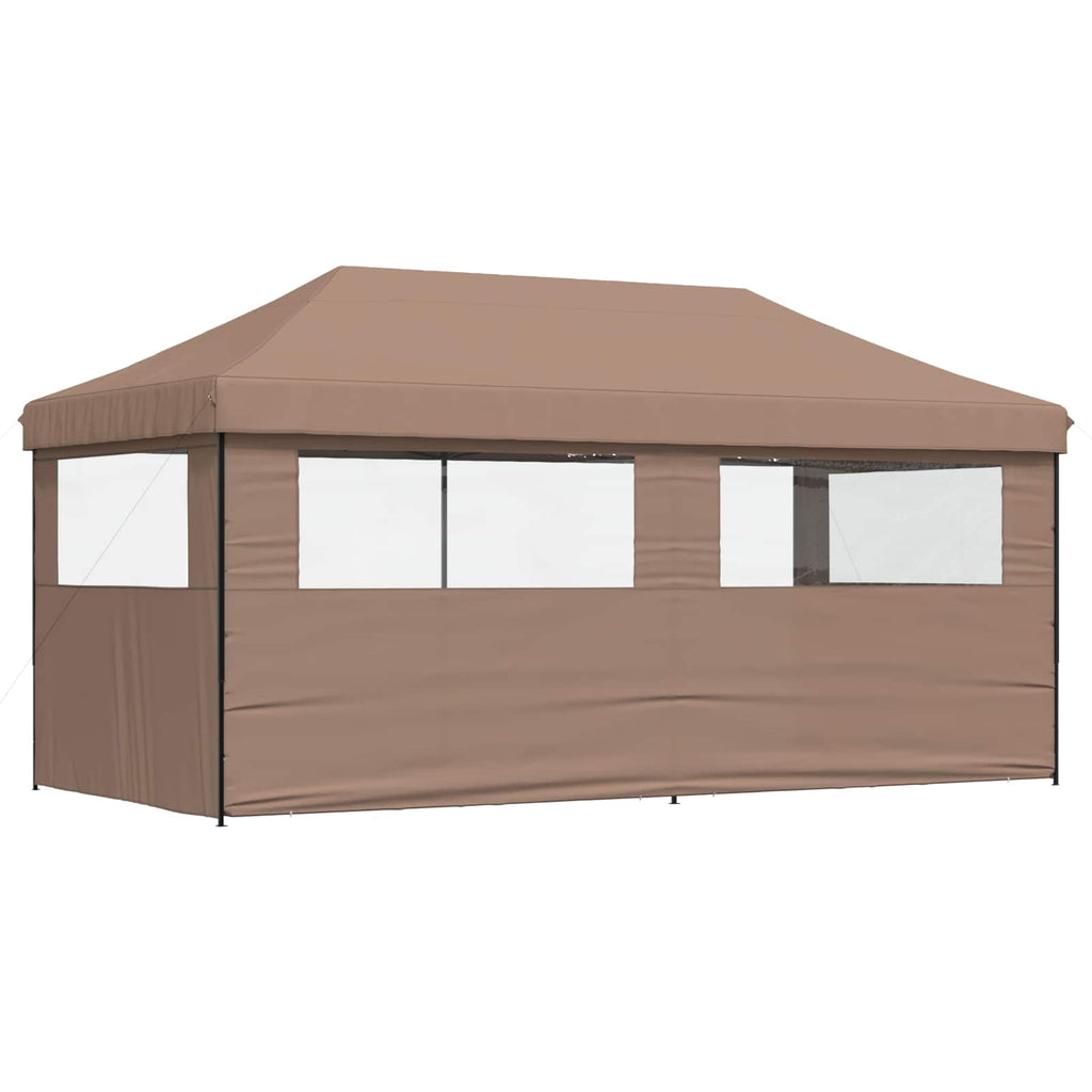 vidaXL Namiot Imprezowy Brązowy 292 x 580 x 315 cm Materiał Oxford
