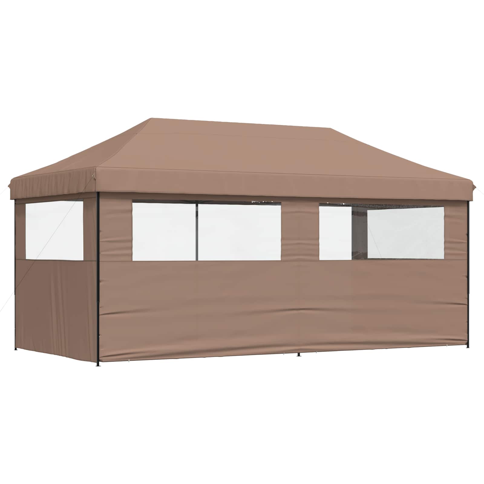 vidaXL Namiot Imprezowy Brązowy 292 x 580 x 315 cm Materiał Oxford