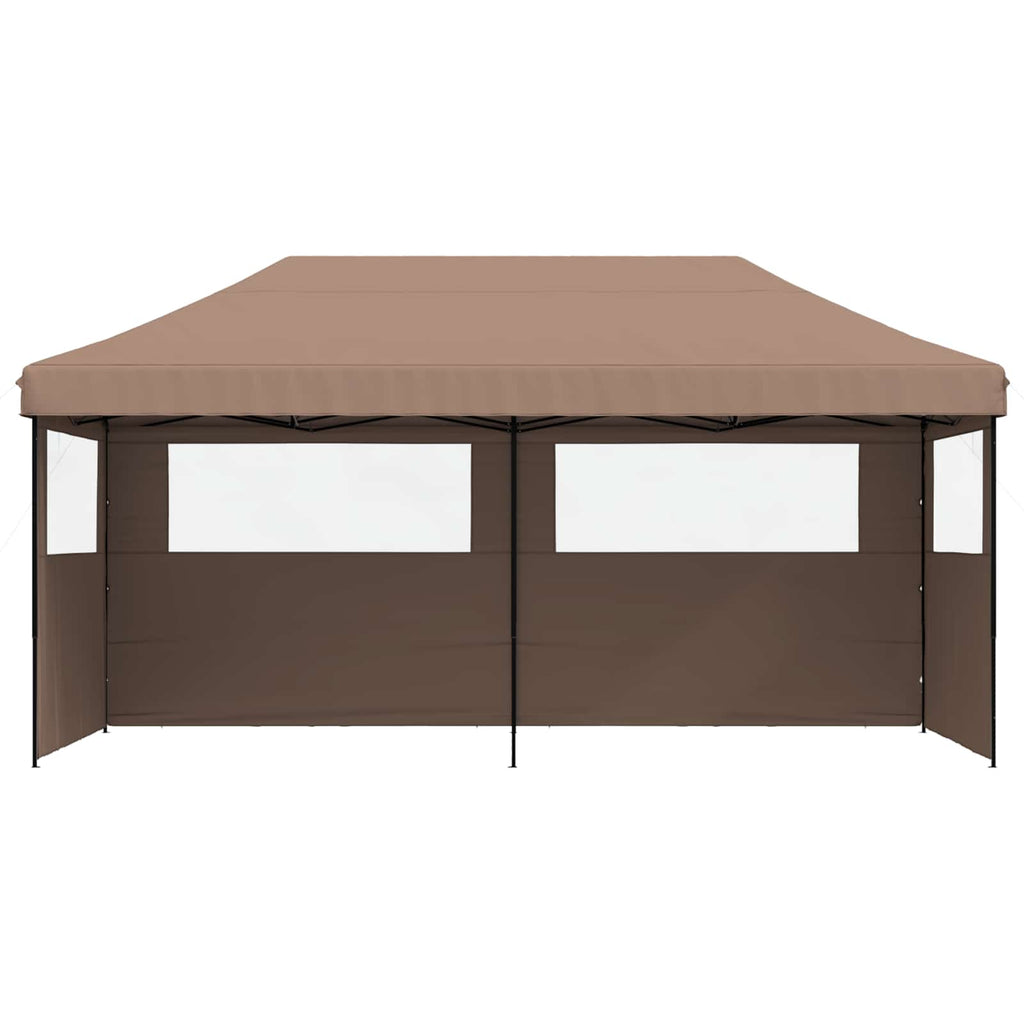 vidaXL Namiot Imprezowy Brązowy 292 x 580 x 315 cm Materiał Oxford