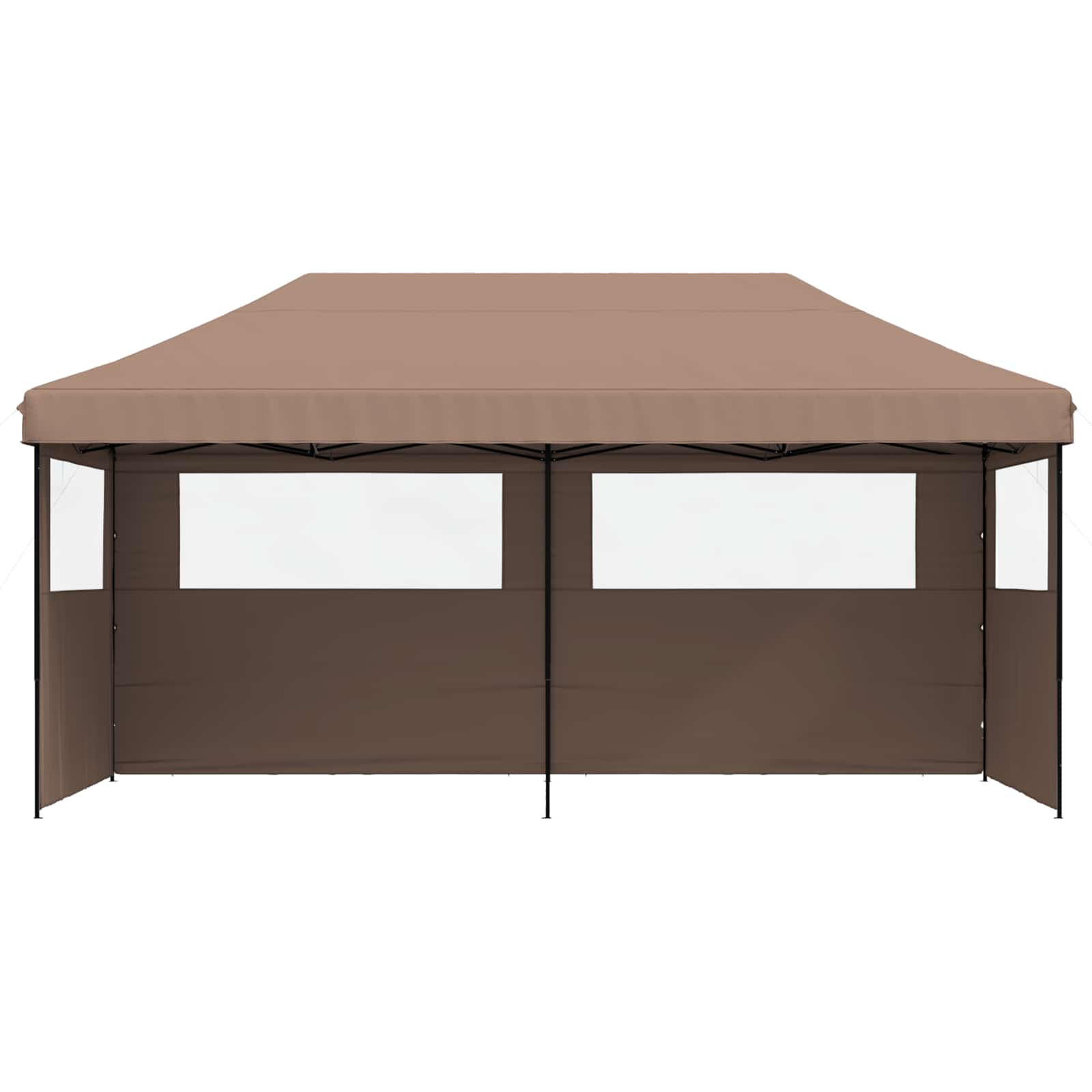 vidaXL Namiot Imprezowy Brązowy 292 x 580 x 315 cm Materiał Oxford