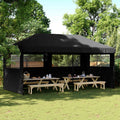 vidaXL Namiot Imprezowy Czarny 292 x 580 x 315 cm Materiał Oxford