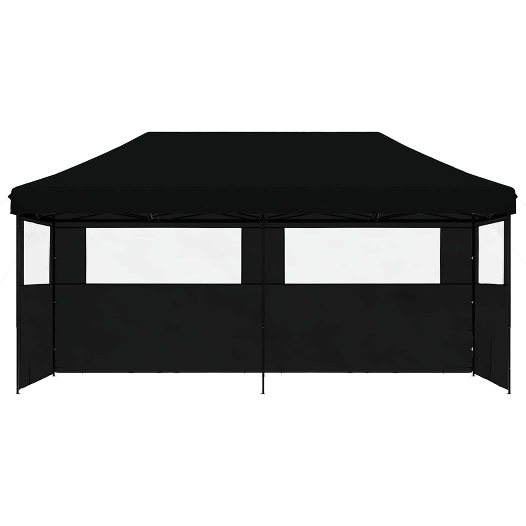 vidaXL Namiot Imprezowy Czarny 292 x 580 x 315 cm Materiał Oxford