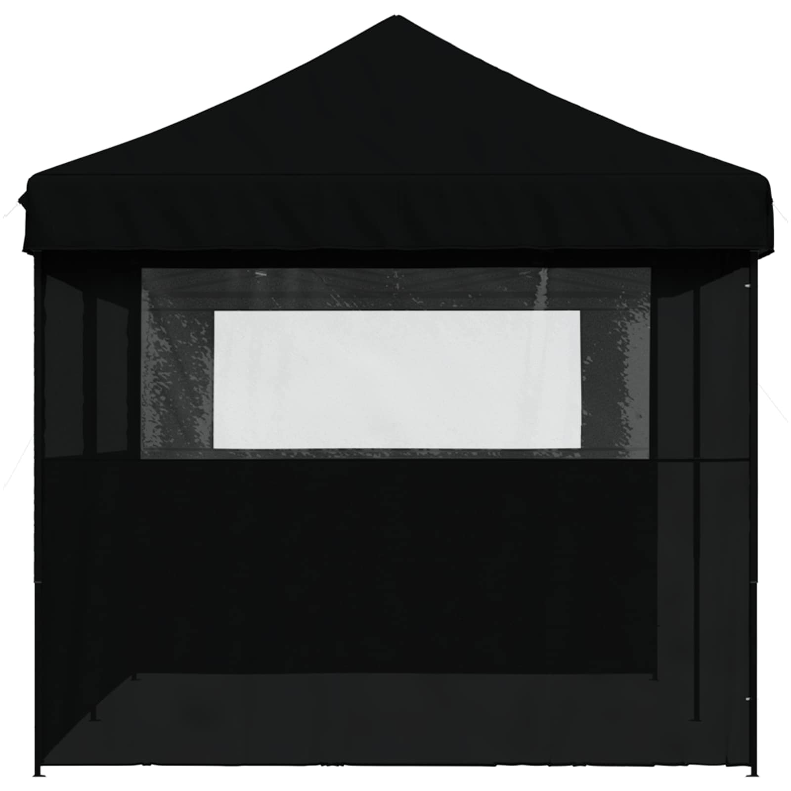 vidaXL Namiot Imprezowy Czarny 292 x 580 x 315 cm Materiał Oxford