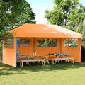 vidaXL Namiot Imprezowy Pomarańczowy 292 x 580 x 315 cm