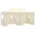 vidaXL Namiot Imprezowy Kremowy 291 x 580 x 315 cm Materiał Oxford