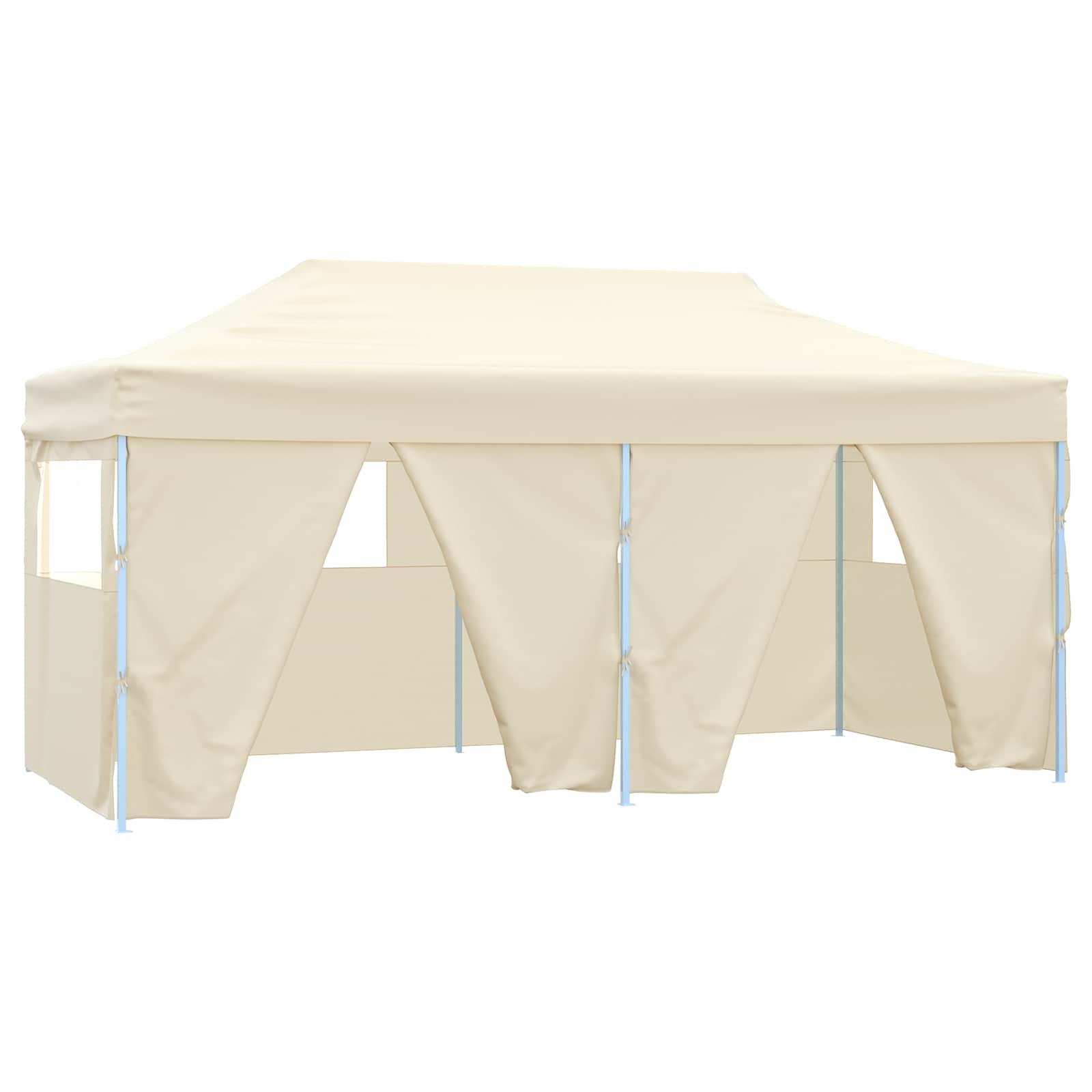 vidaXL Namiot Imprezowy Kremowy 291 x 580 x 315 cm Materiał Oxford