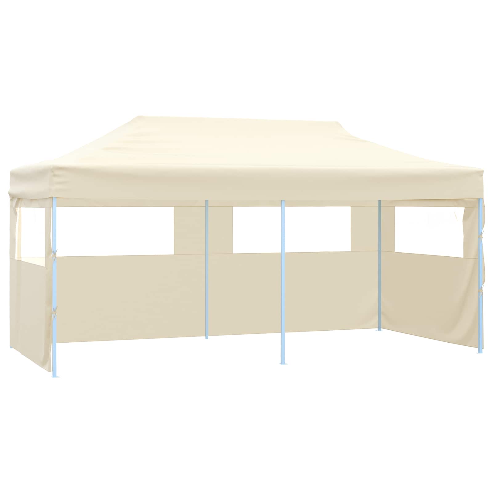 vidaXL Namiot Imprezowy Kremowy 291 x 580 x 315 cm Materiał Oxford
