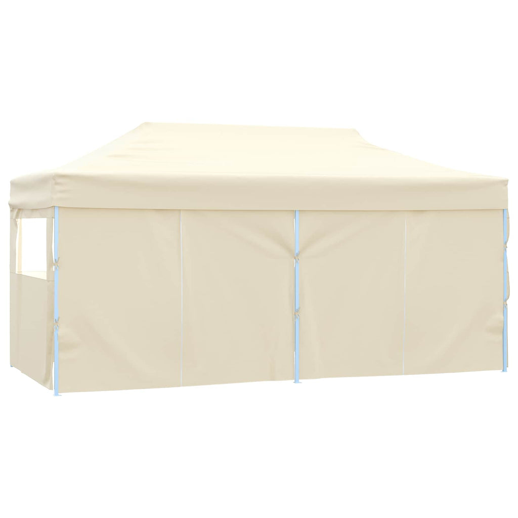 vidaXL Namiot Imprezowy Kremowy 291 x 580 x 315 cm Materiał Oxford