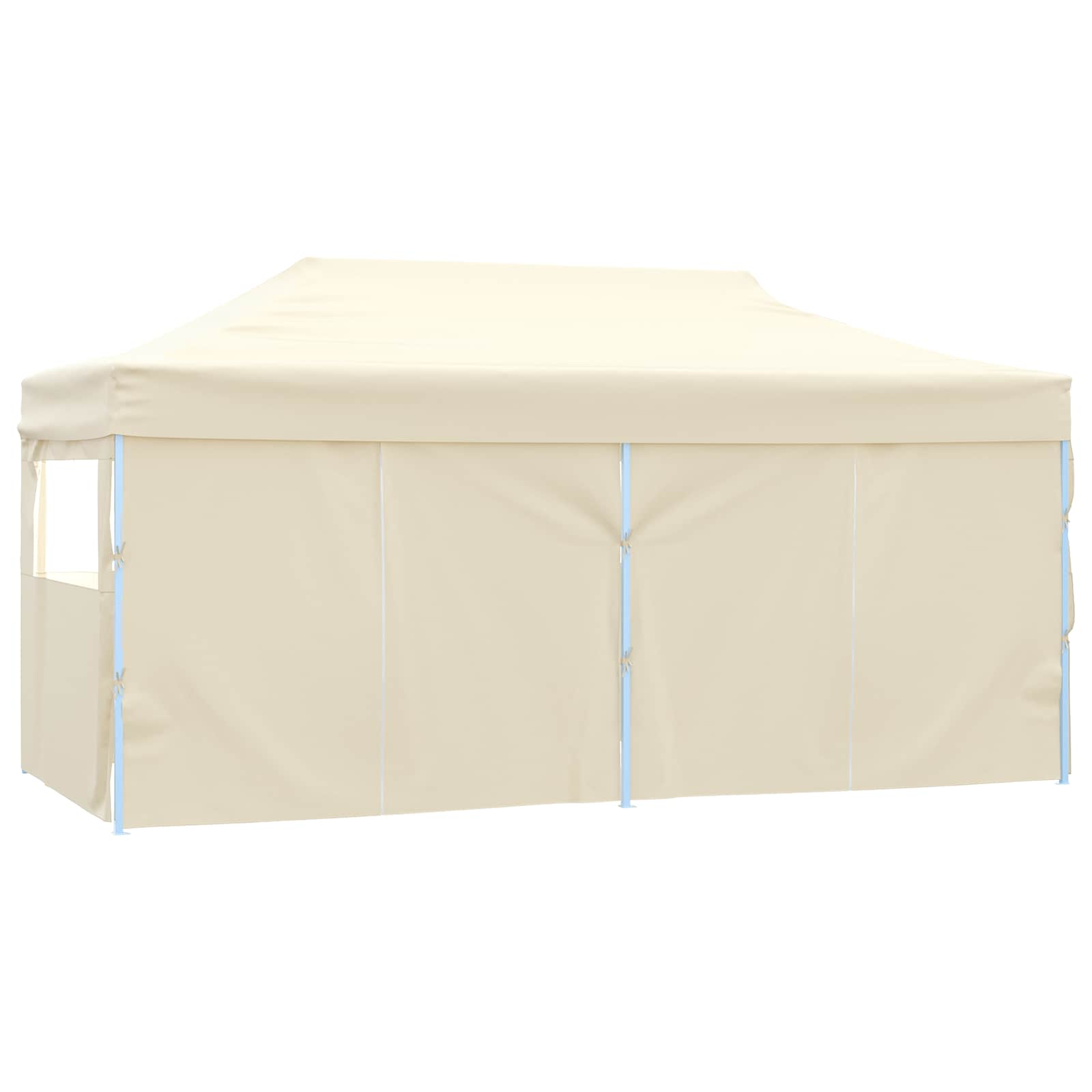vidaXL Namiot Imprezowy Kremowy 291 x 580 x 315 cm Materiał Oxford