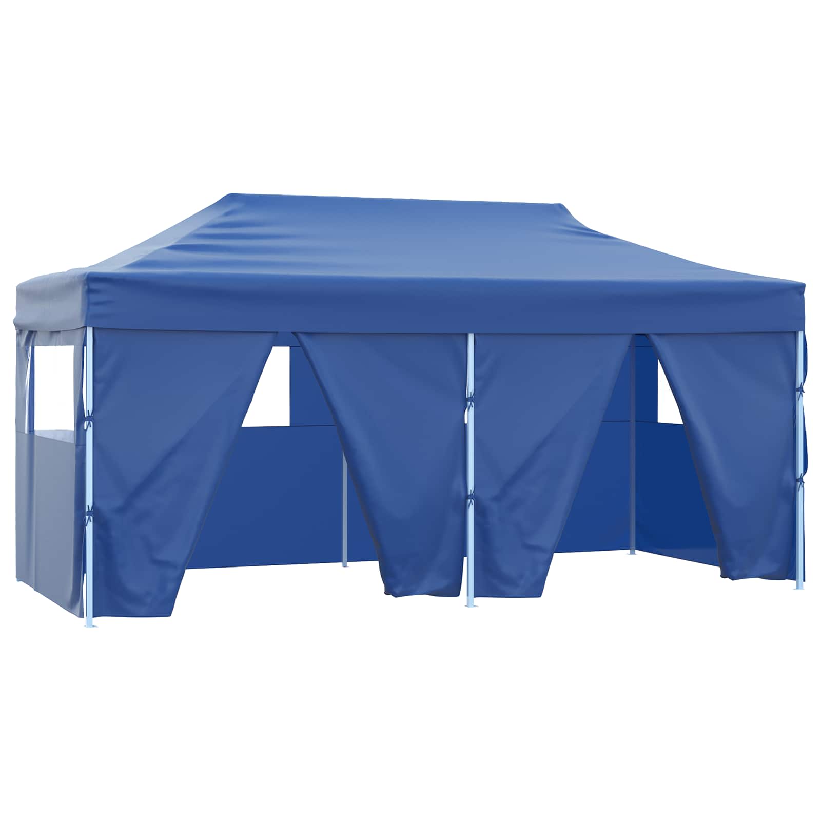 vidaXL Namiot Imprezowy Niebieski 291 x 580 x 315 cm Materiał Oxford