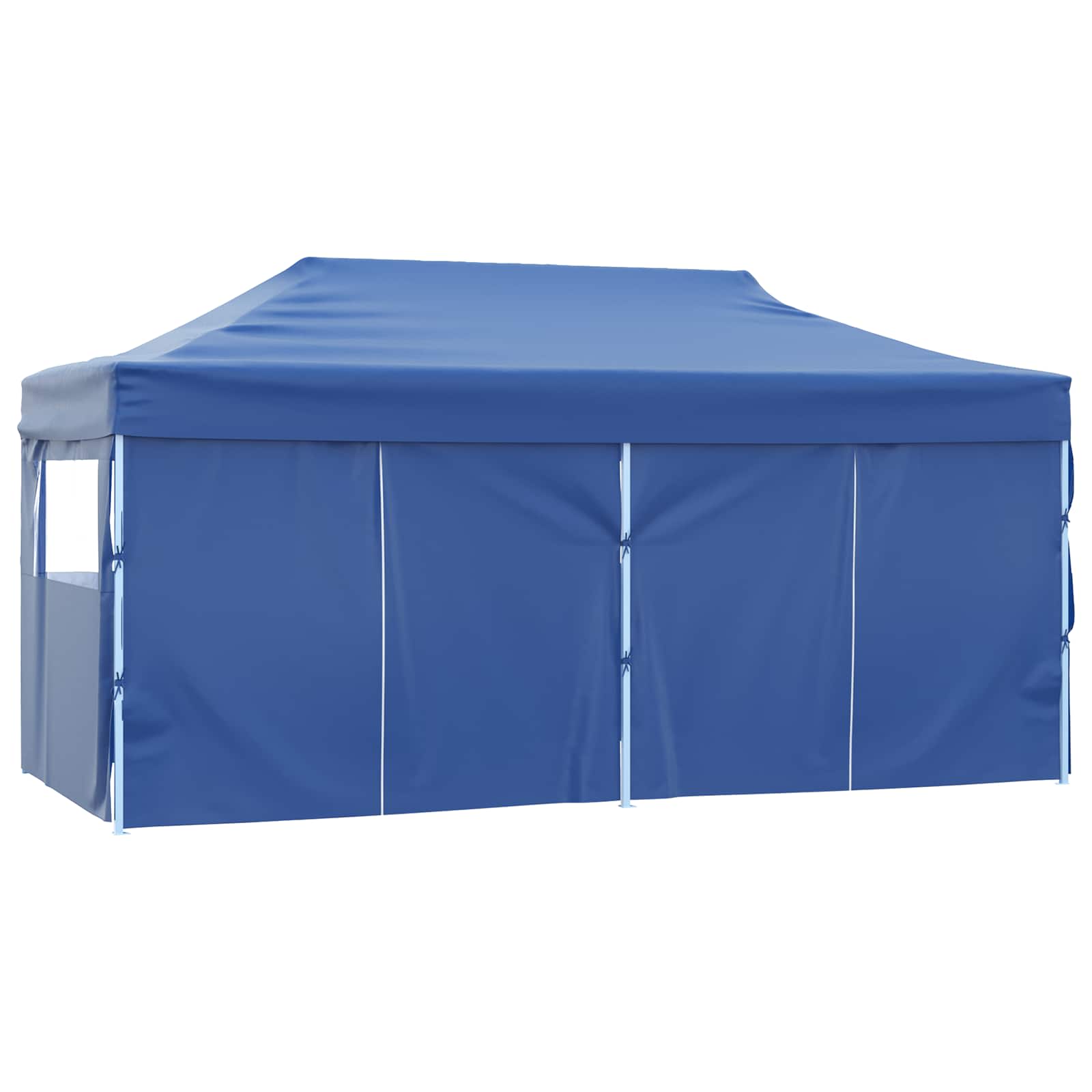 vidaXL Namiot Imprezowy Niebieski 291 x 580 x 315 cm Materiał Oxford