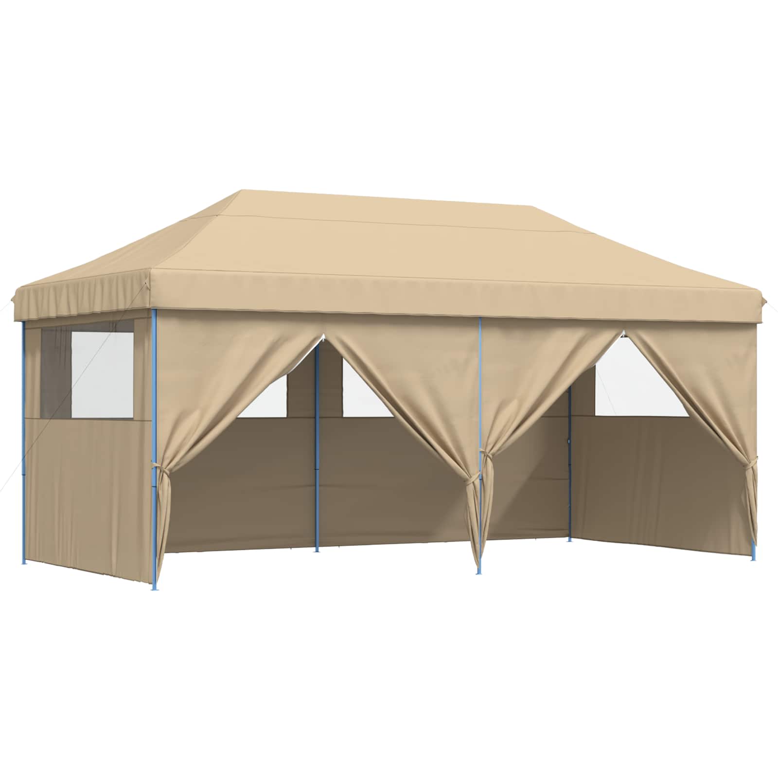 vidaXL Namiot Imprezowy Beżowy 292 x 580 x 315 cm Materiał Oxford