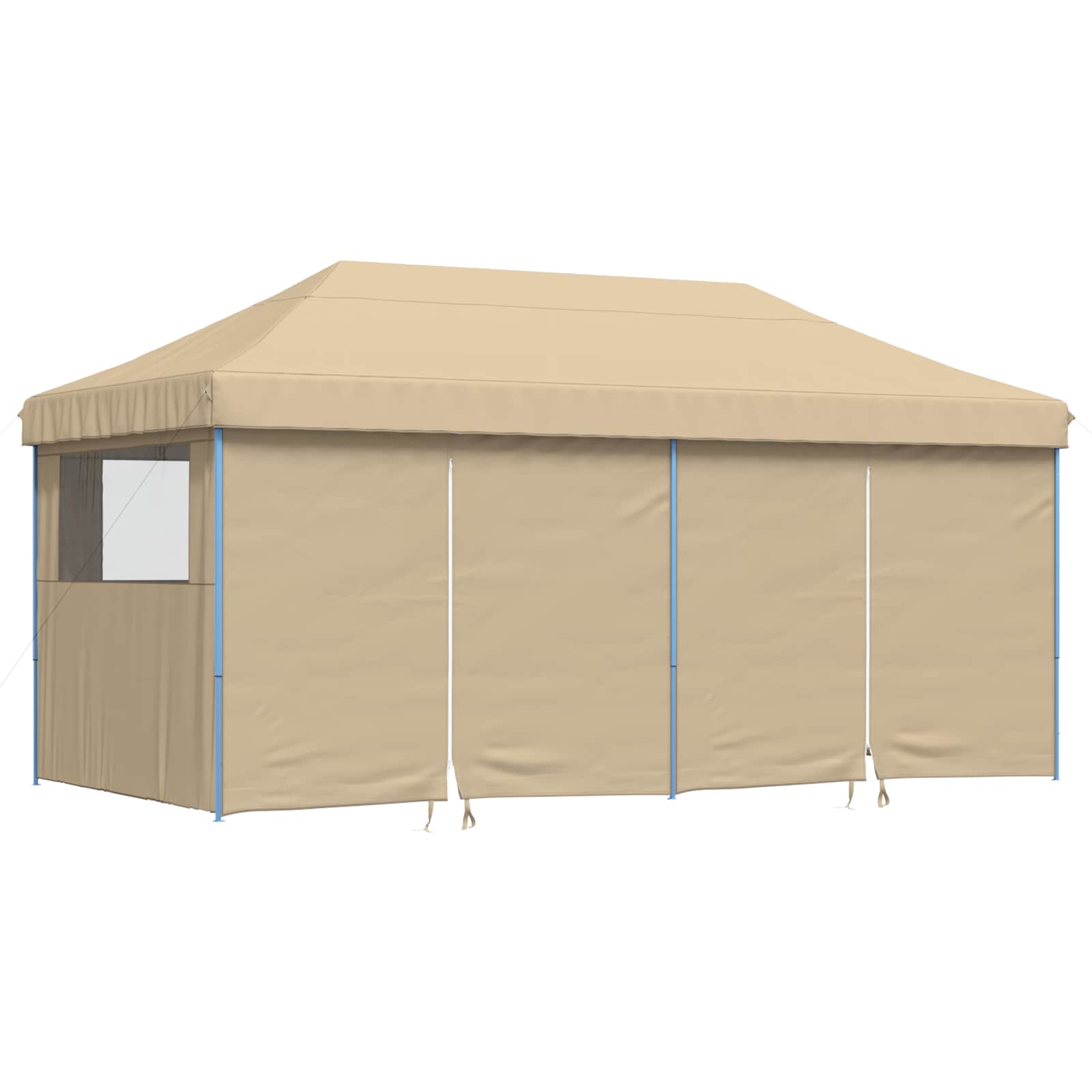 vidaXL Namiot Imprezowy Beżowy 292 x 580 x 315 cm Materiał Oxford