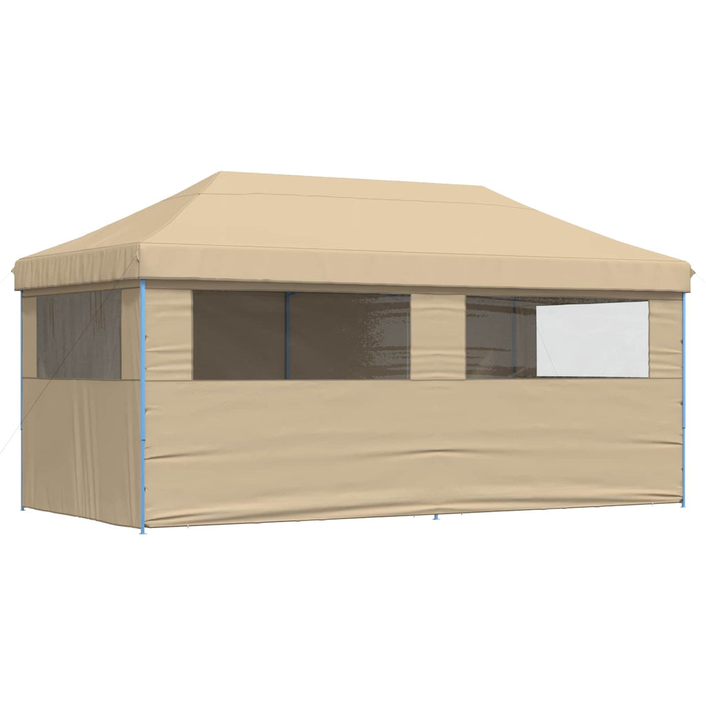 vidaXL Namiot Imprezowy Beżowy 292 x 580 x 315 cm Materiał Oxford