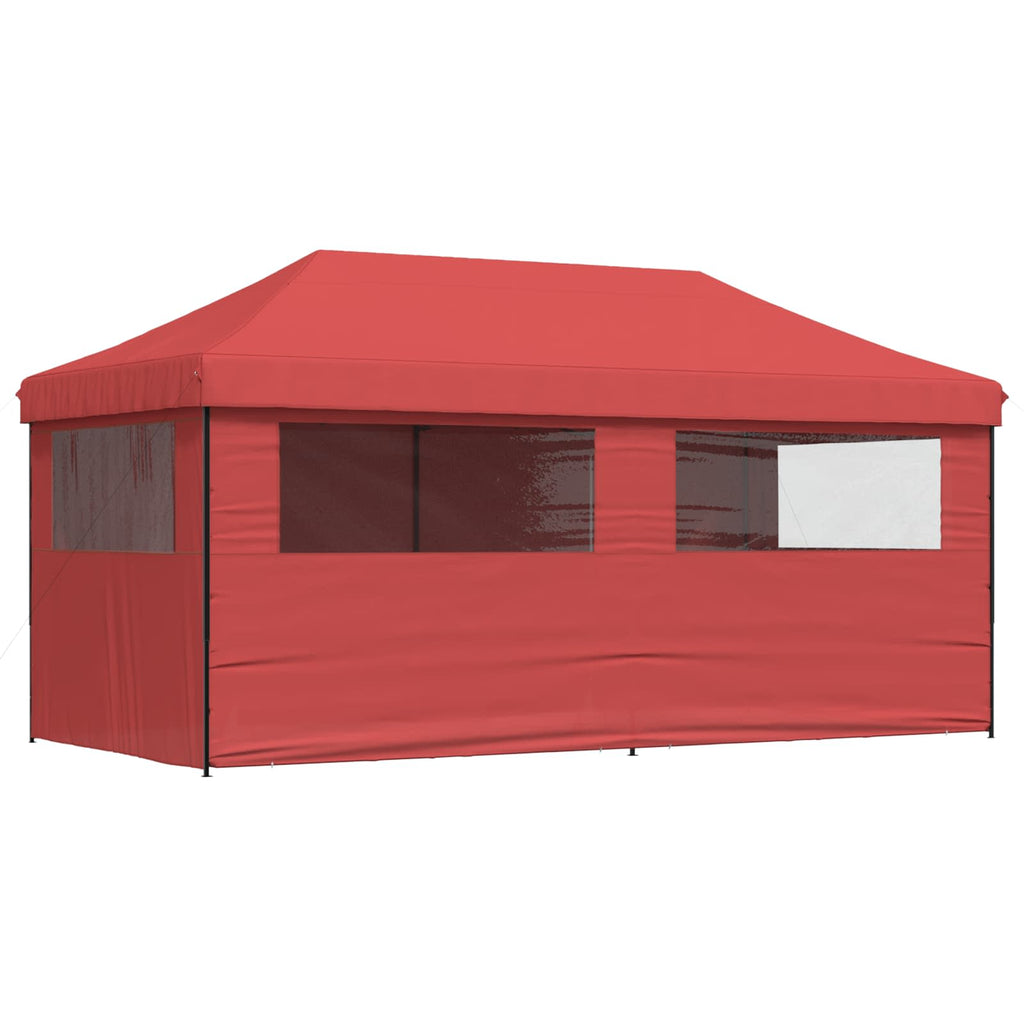 vidaXL Namiot Imprezowy bordowy 292 x 580 x 315 cm Materiał Oxford