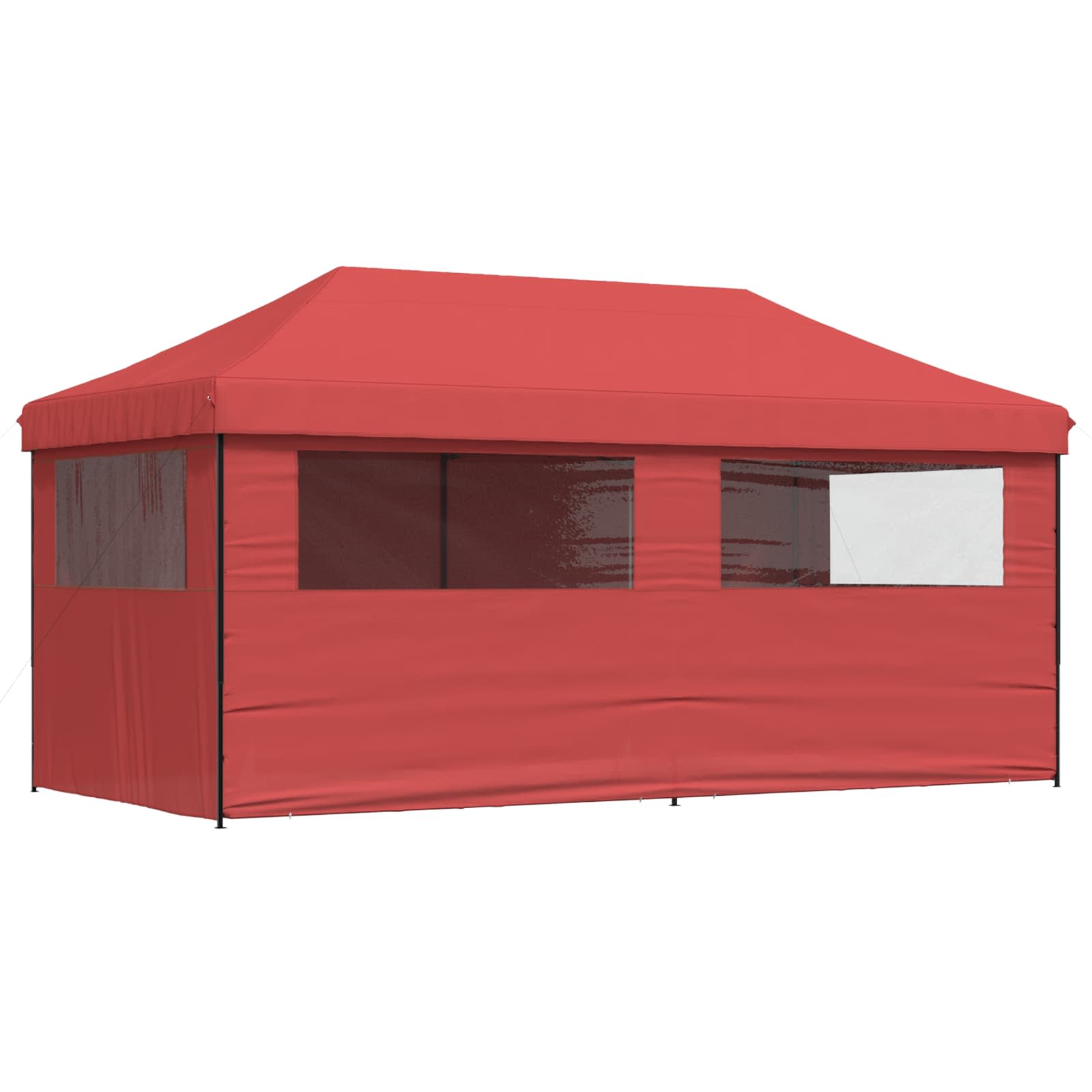 vidaXL Namiot Imprezowy bordowy 292 x 580 x 315 cm Materiał Oxford