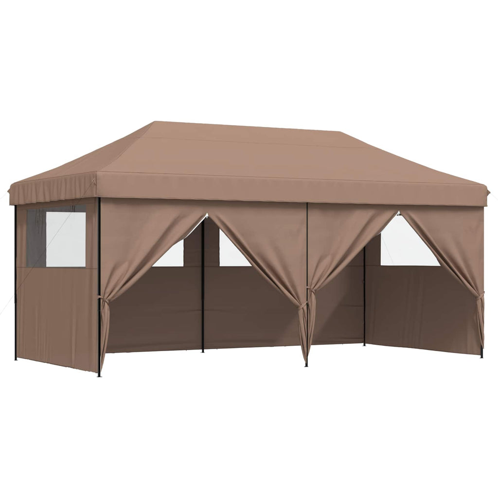 vidaXL Namiot Imprezowy Brązowy 292 x 580 x 315 cm Materiał Oxford