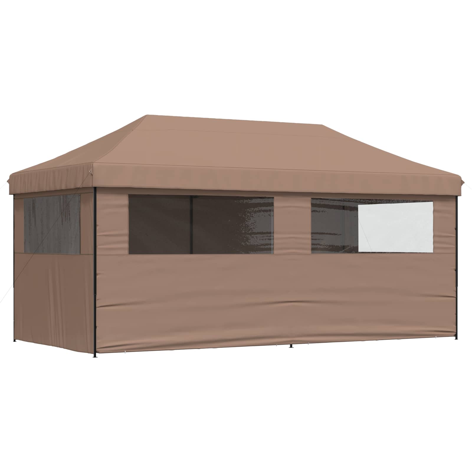 vidaXL Namiot Imprezowy Brązowy 292 x 580 x 315 cm Materiał Oxford