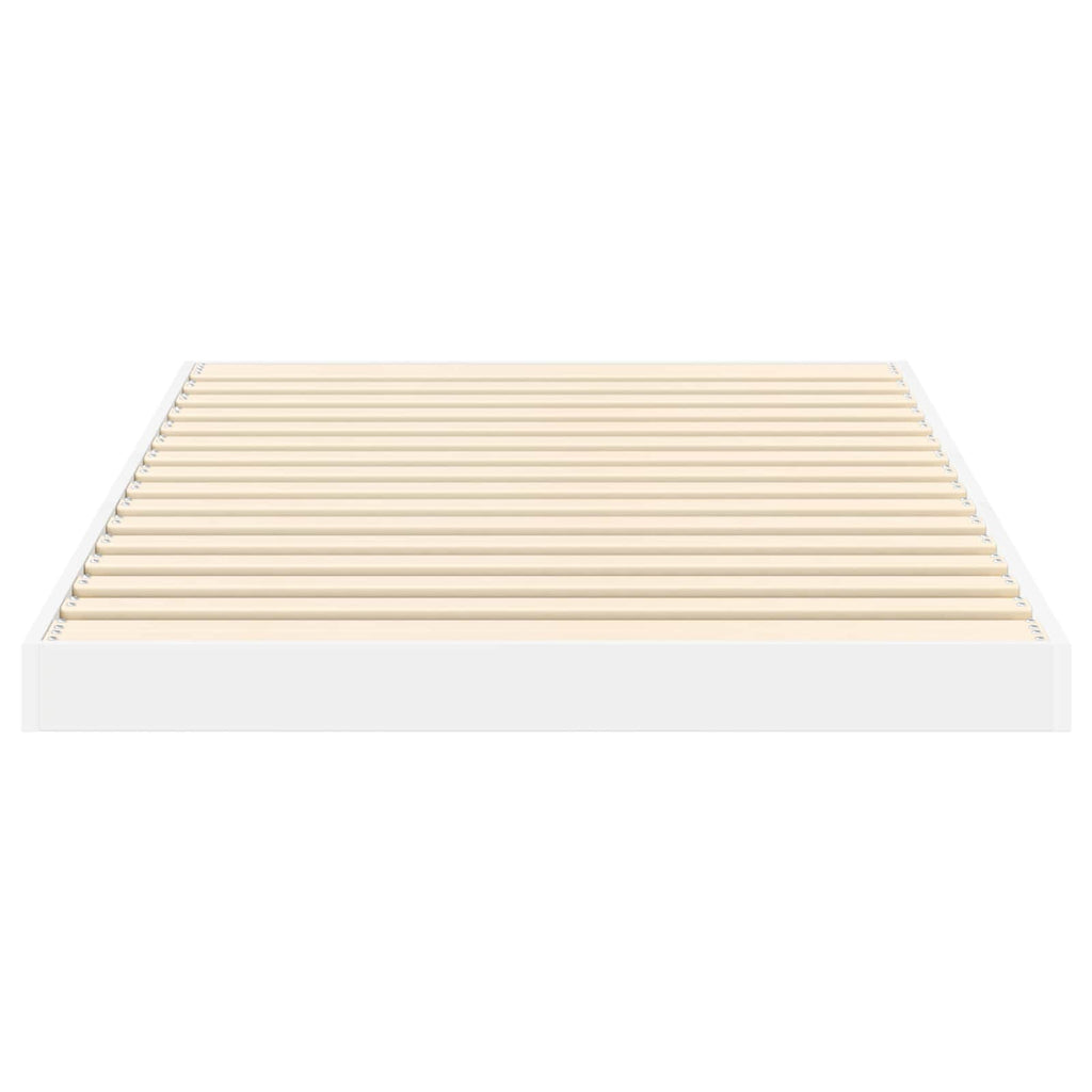 vidaXL Stelaż łóżkowy Biały 75 x 190 cm Materiał drewnopochodny