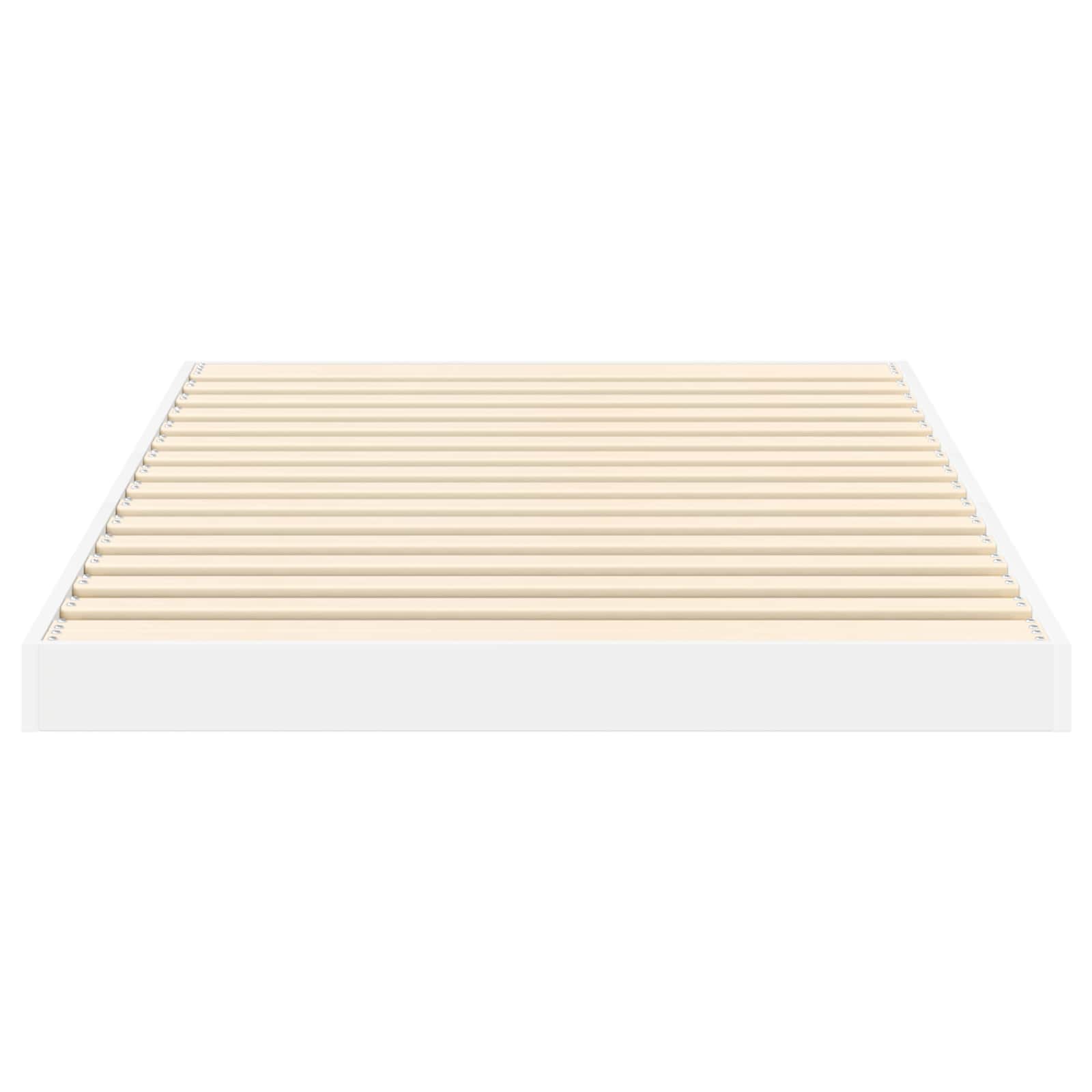 vidaXL Stelaż łóżkowy Biały 75 x 190 cm Materiał drewnopochodny