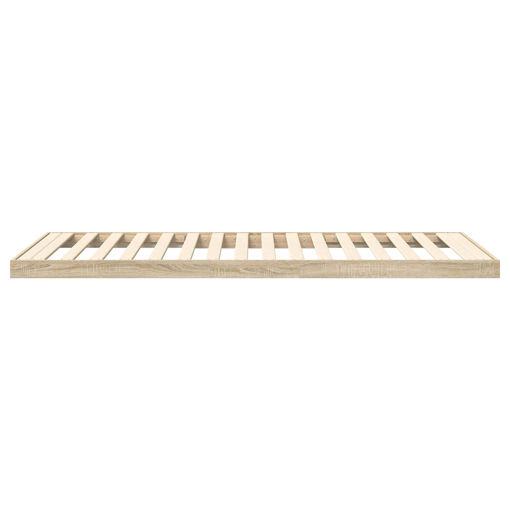 vidaXL Stelaż łóżkowy Sonoma 75 x 190 cm Drewno inżynieryjne
