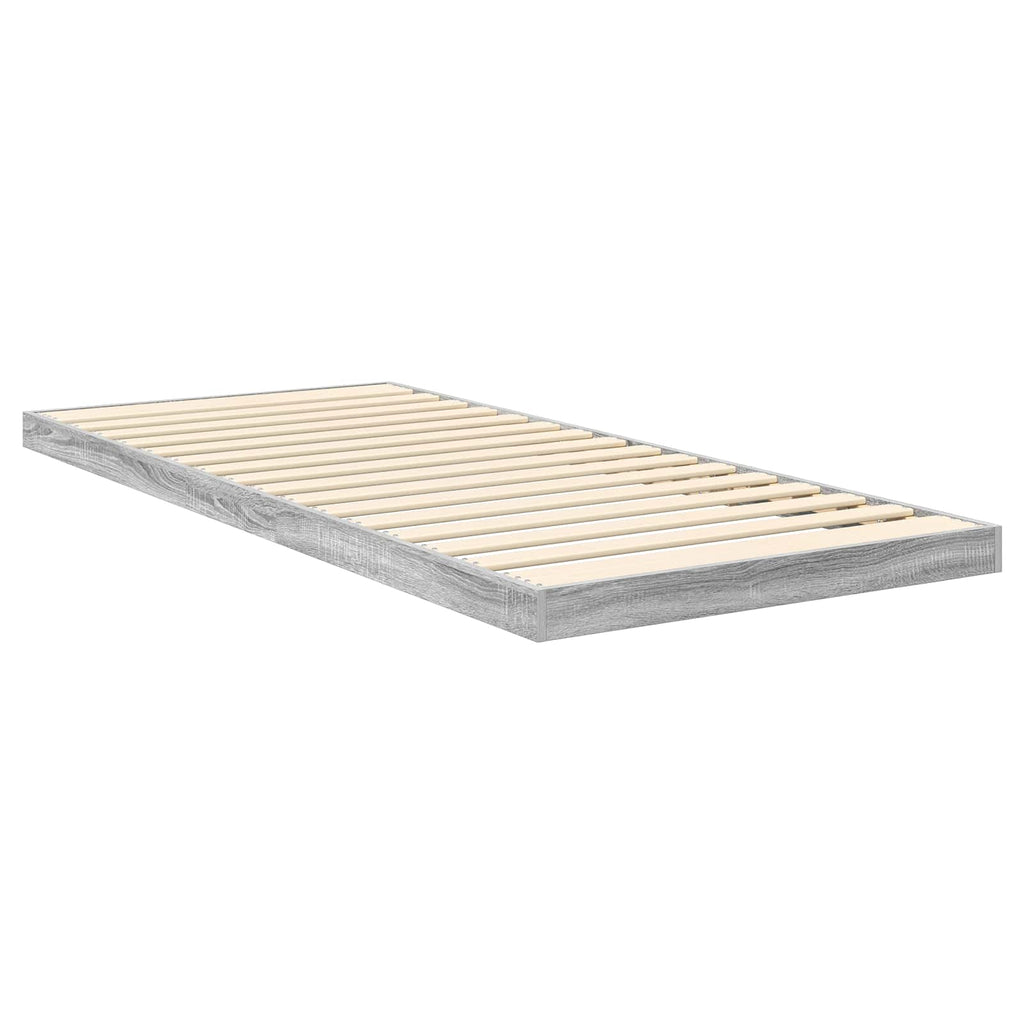 vidaXL Stelaż łóżkowy Sonoma 75 x 190 cm Materiał drewnopochodny
