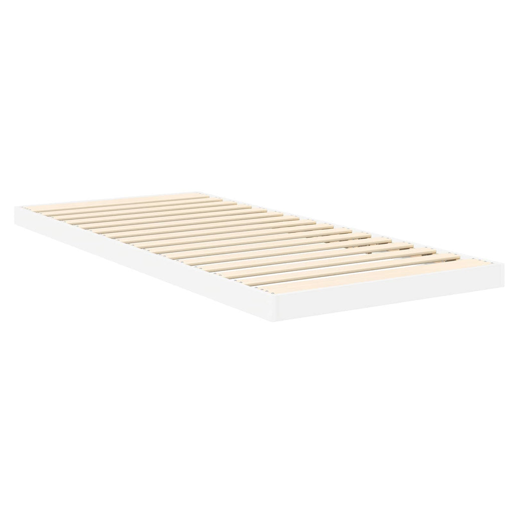 vidaXL Stelaż łóżkowy Biały 80 x 200 cm Materiał drewnopochodny