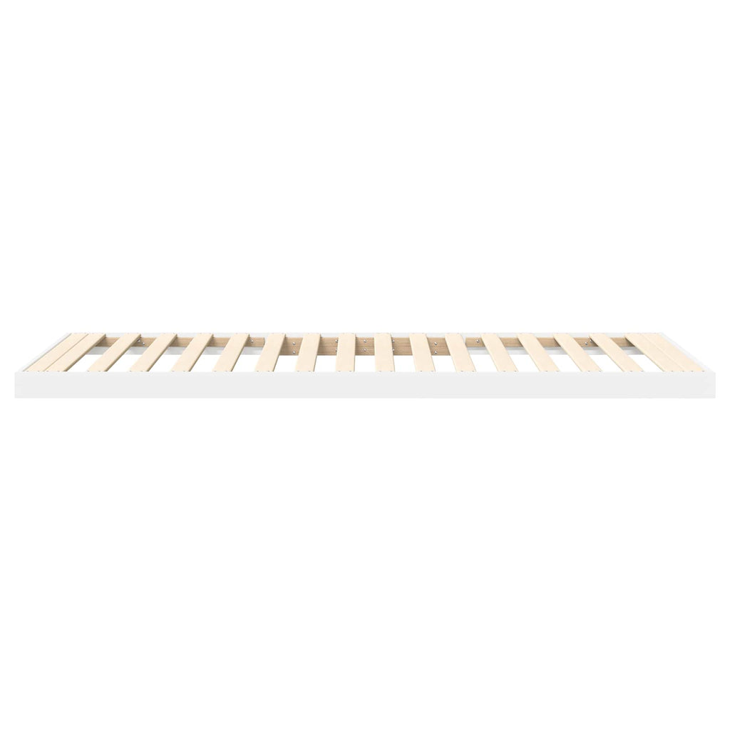 vidaXL Stelaż łóżkowy Biały 80 x 200 cm Materiał drewnopochodny