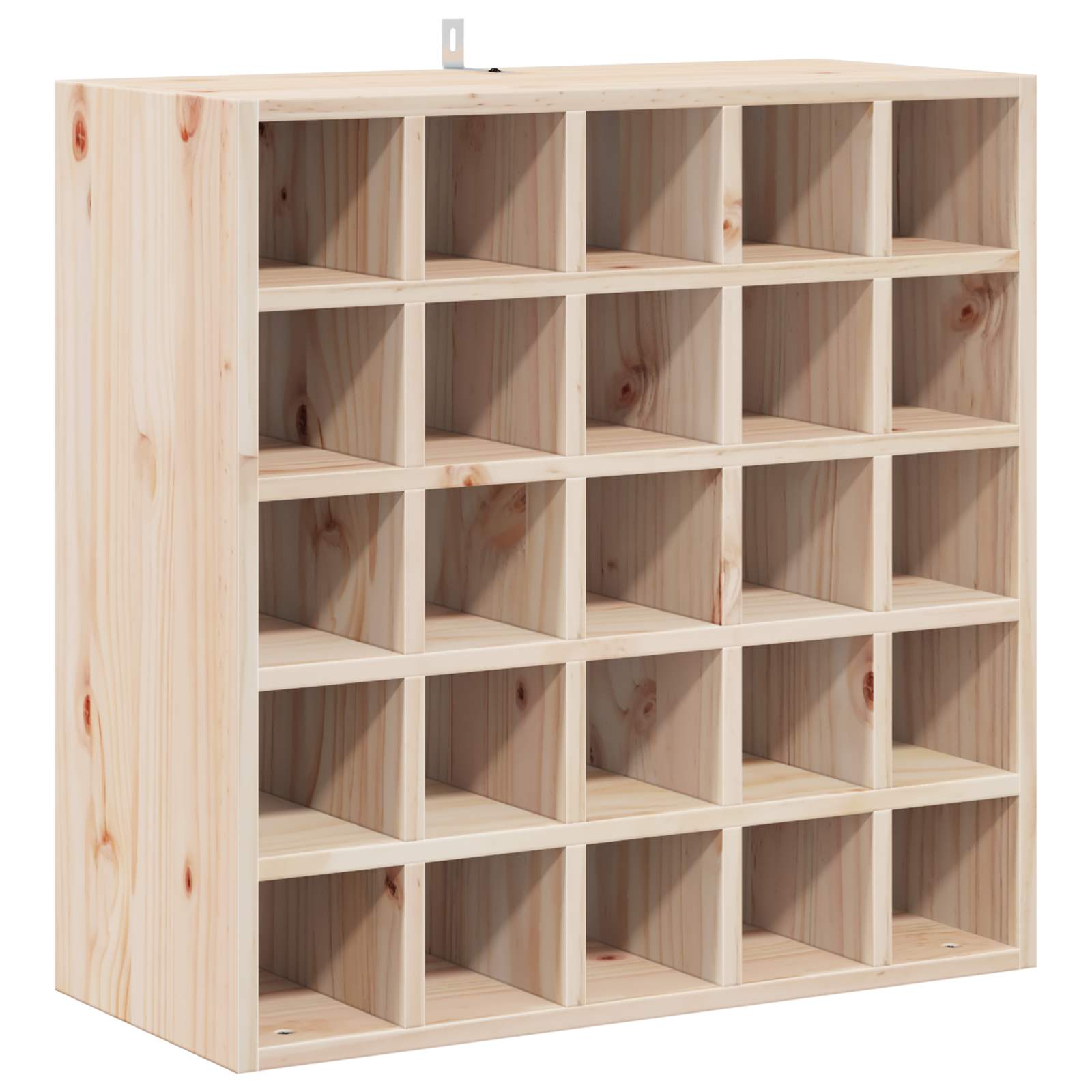 vidaXL Regał na wino 2 pcs Naturalny 56 x 25 x 56 cm